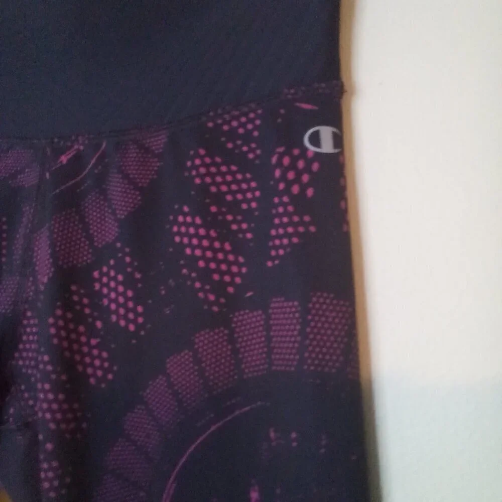 Champion Performance Leggings Women S Active Athletic PowerFlex Black Pink